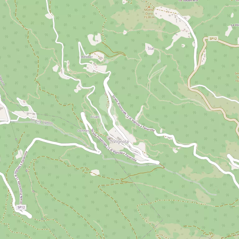 Mappa VIGNOLA-FALESINA