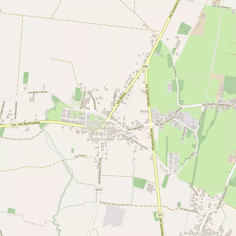 Mappa SAN GIORGIO DELLA RICHINVELDA