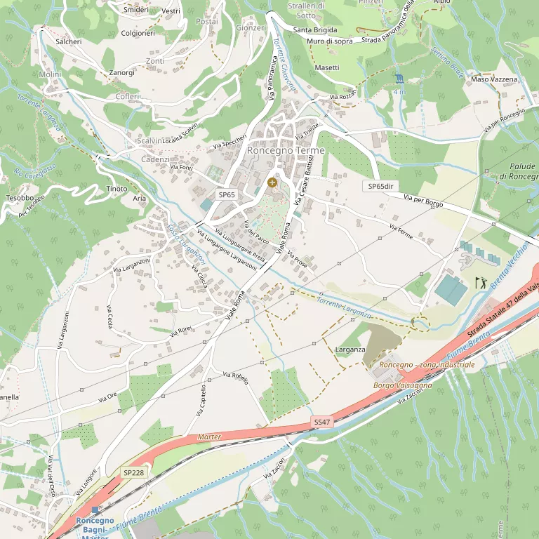 Mappa RONCEGNO TERME