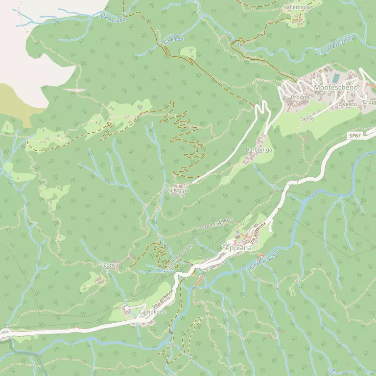 Mappa BORGOMEZZAVALLE