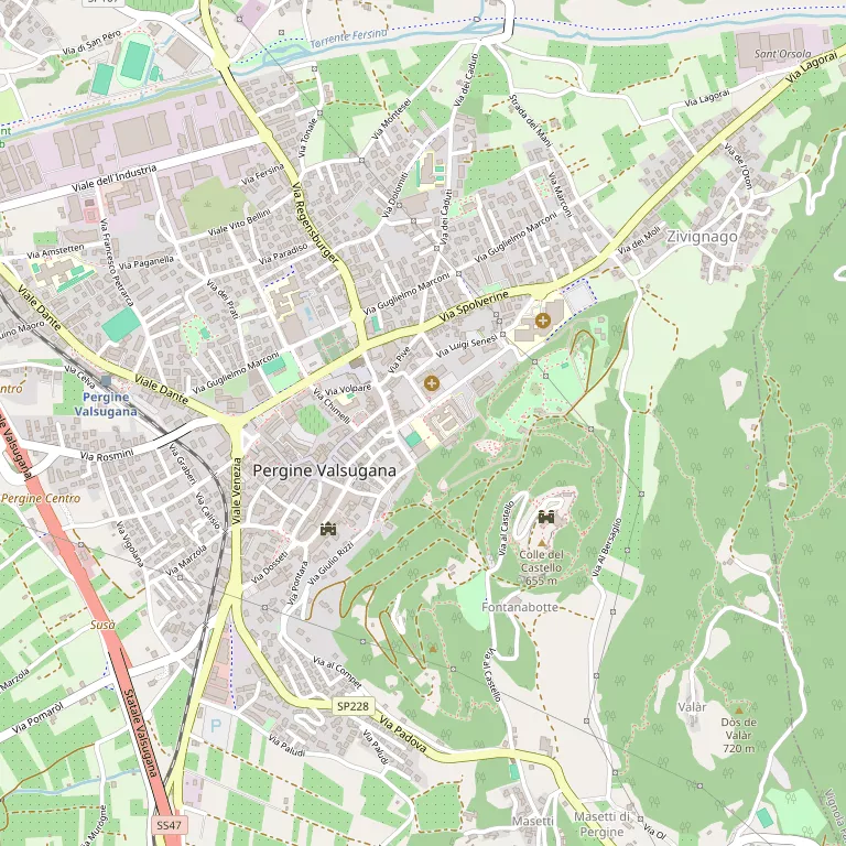 Mappa PERGINE VALSUGANA