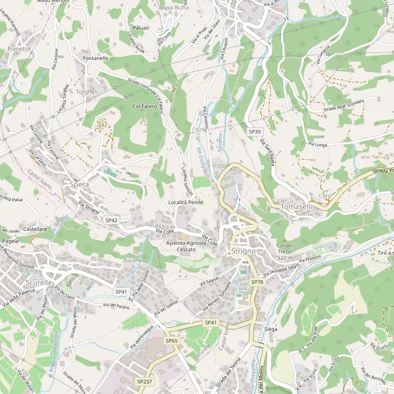 Mappa CASTEL IVANO