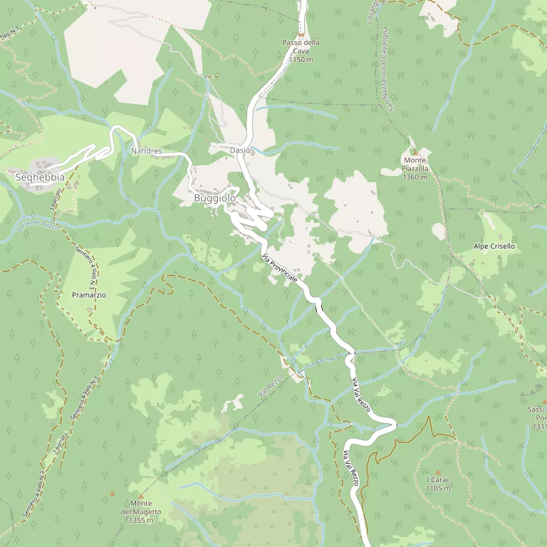 Mappa VAL REZZO