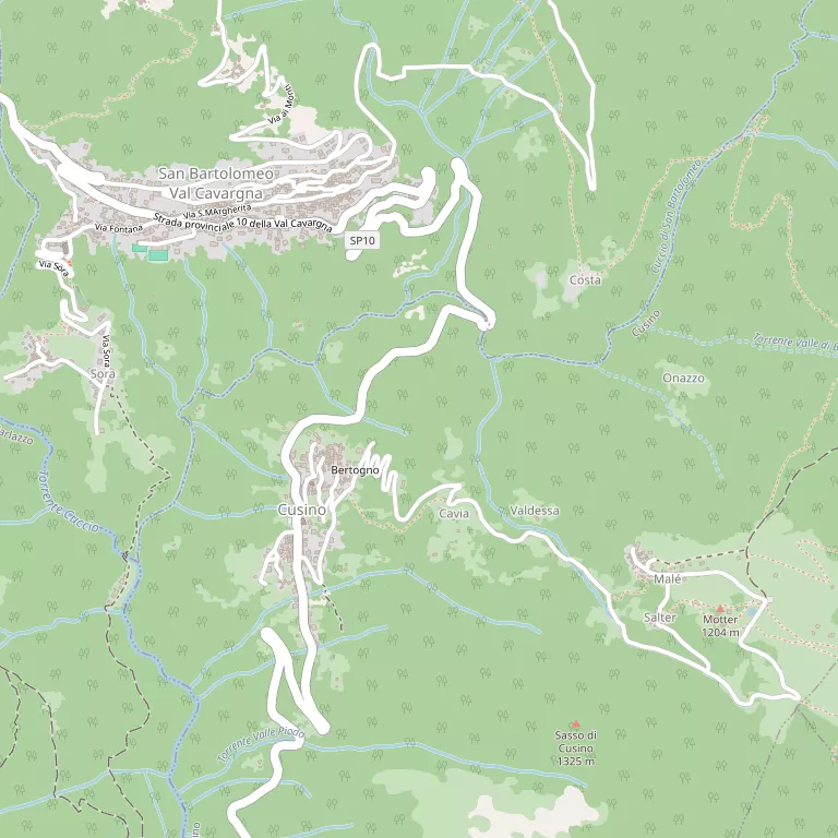 Mappa CUSINO