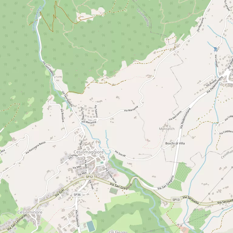 Mappa CESIOMAGGIORE