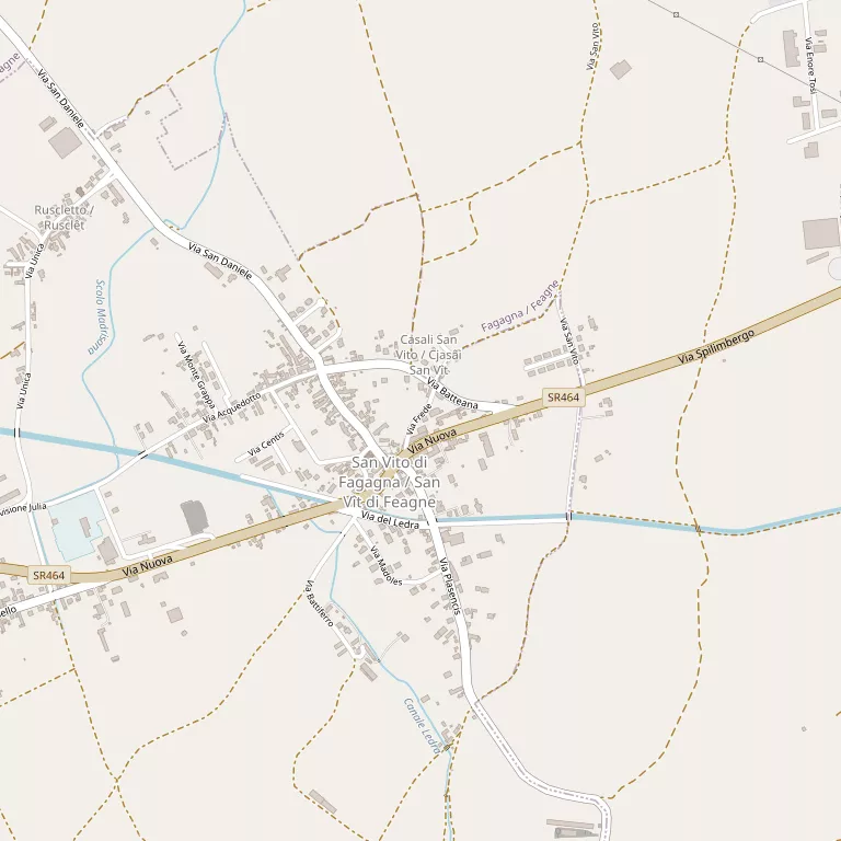 Mappa SAN VITO DI FAGAGNA