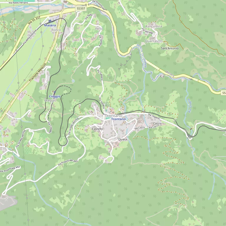 Mappa TRONTANO