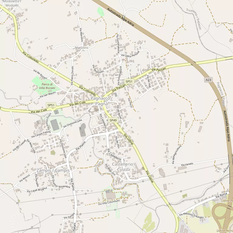 Mappa PAGNACCO
