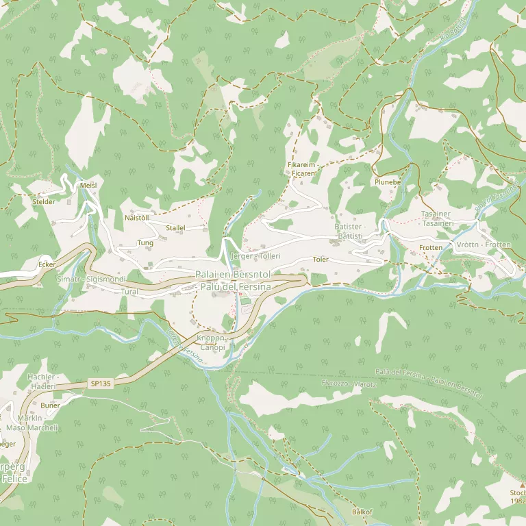 Mappa PALU' DEL FERSINA