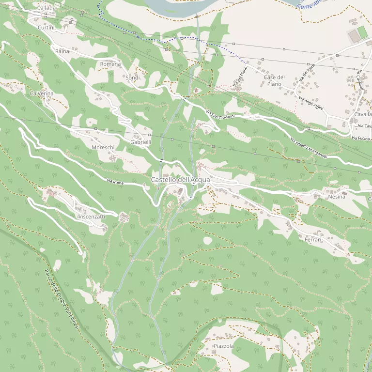 Mappa CASTELLO DELL'ACQUA