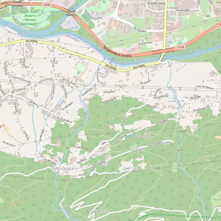 Mappa ALBOSAGGIA