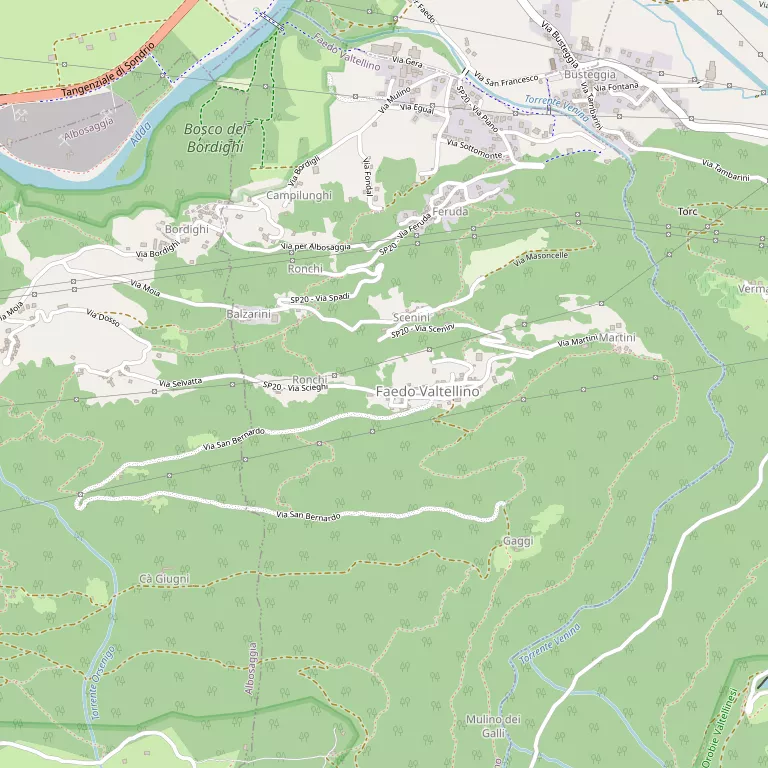 Mappa FAEDO VALTELLINO