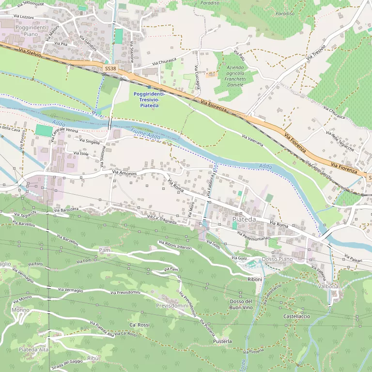 Mappa PIATEDA