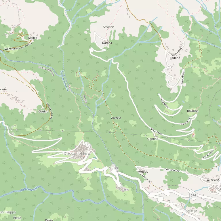 Mappa DOSSO DEL LIRO
