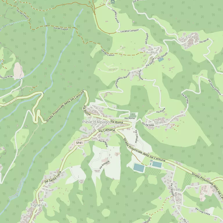 Mappa ALPAGO