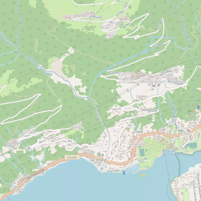 Mappa GERA LARIO