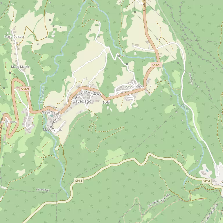 Mappa CAVEDAGO