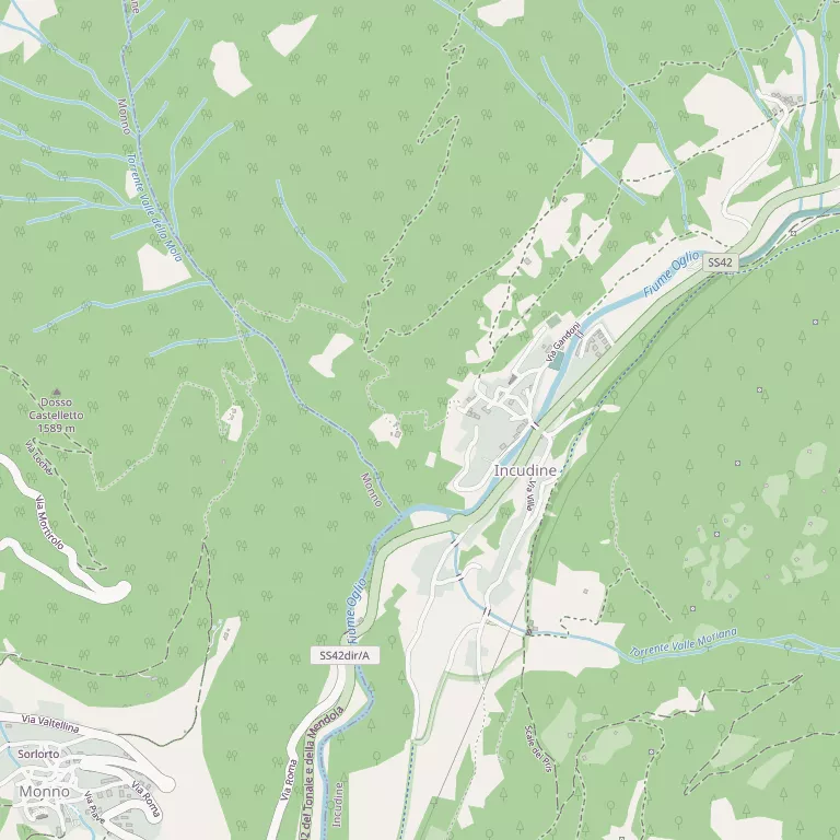 Mappa INCUDINE