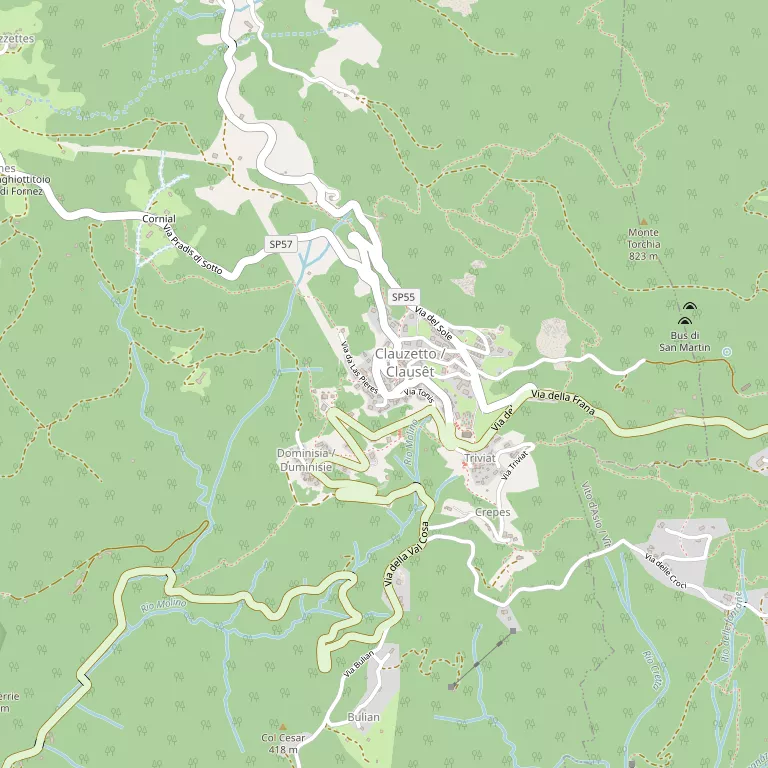Mappa CLAUZETTO