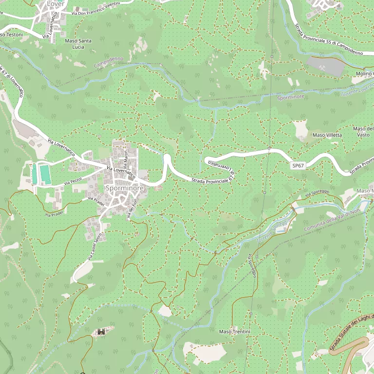 Mappa SPORMINORE