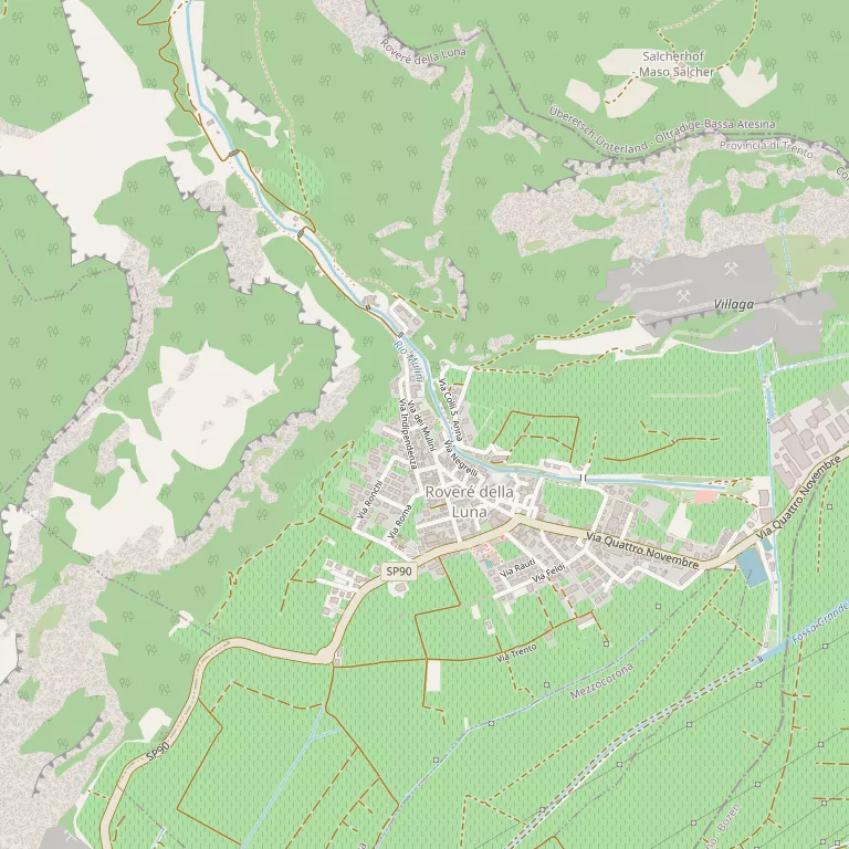 Mappa ROVERE' DELLA LUNA