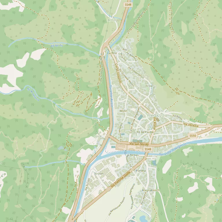 Mappa PREDAZZO