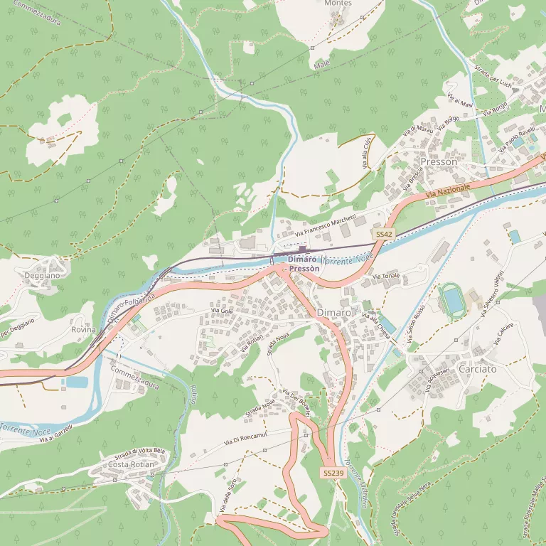 Mappa DIMARO FOLGARIDA