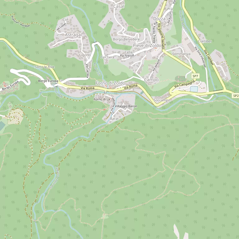 Mappa VAL DI ZOLDO