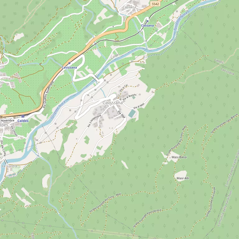 Mappa CAVIZZANA