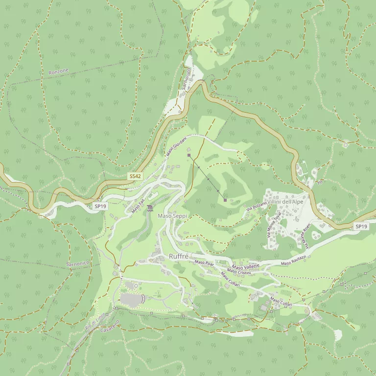 Mappa RUFFRE'-MENDOLA
