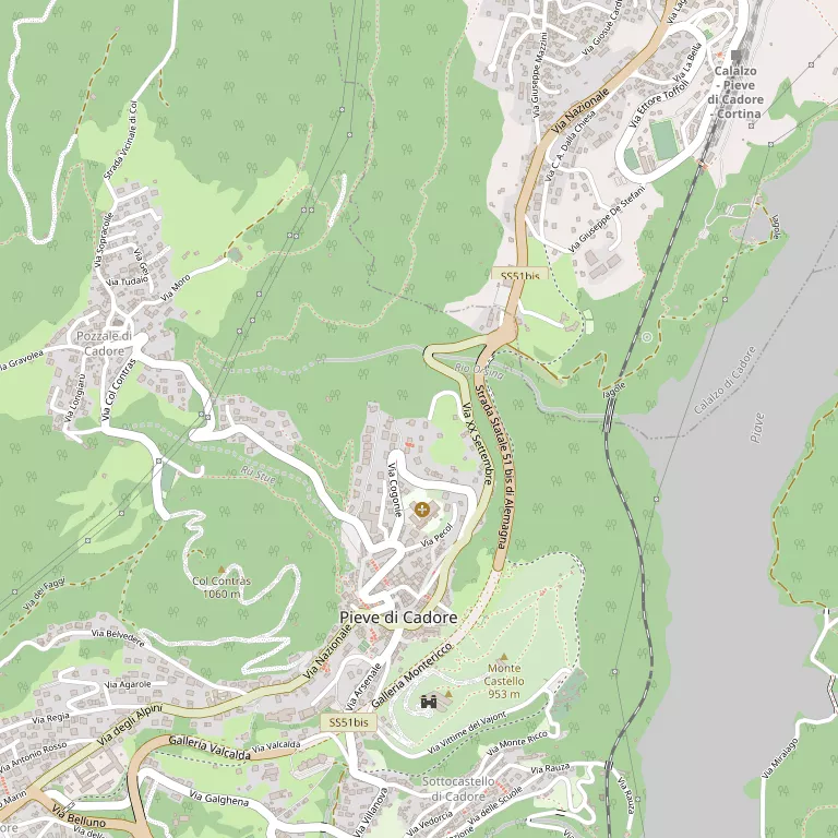 Mappa PIEVE DI CADORE