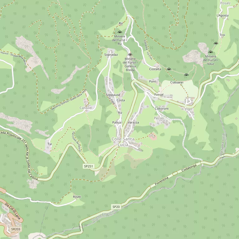 Mappa COLLE SANTA LUCIA