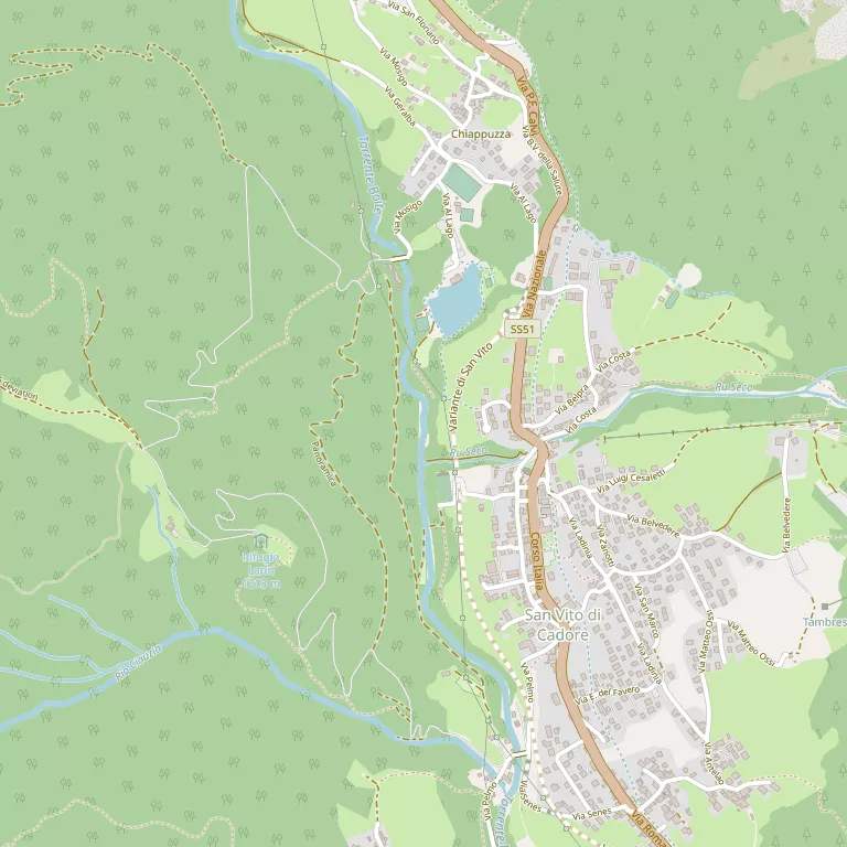 Mappa SAN VITO DI CADORE