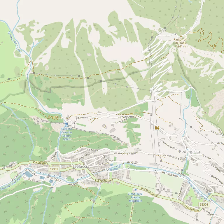 Mappa VALDIDENTRO