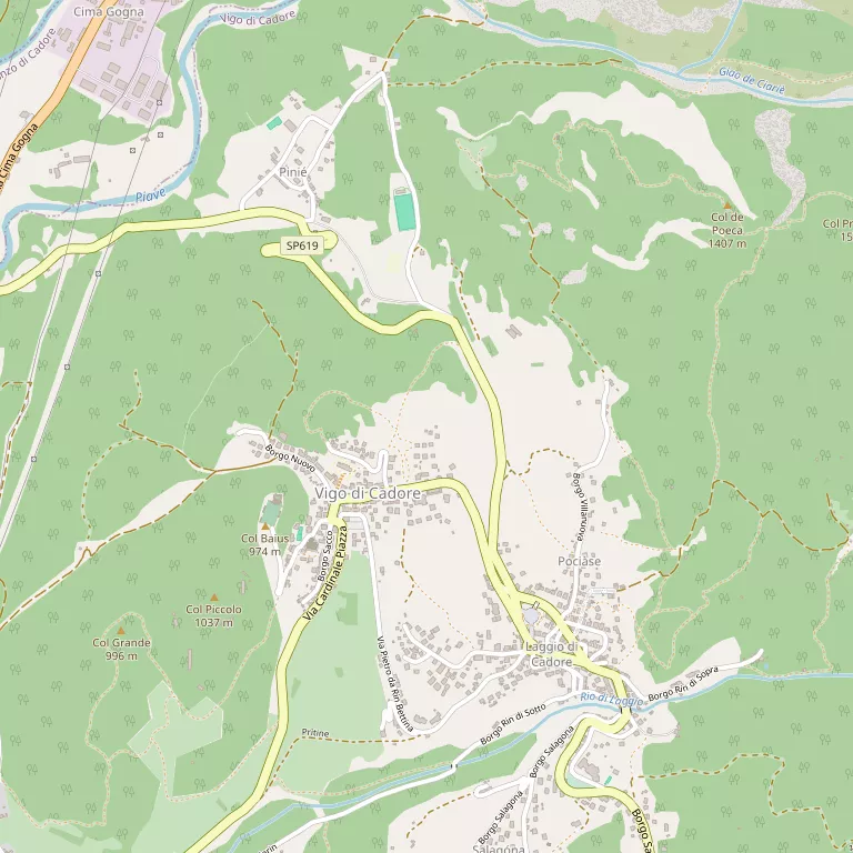 Mappa VIGO DI CADORE