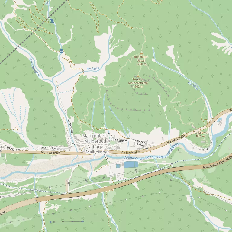 Mappa MALBORGHETTO VALBRUNA