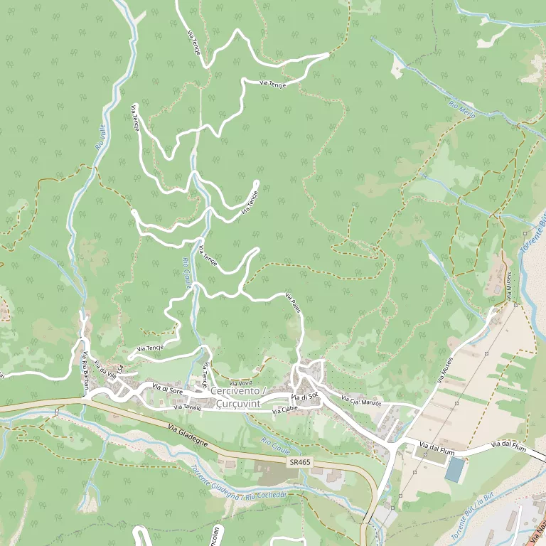 Mappa CERCIVENTO