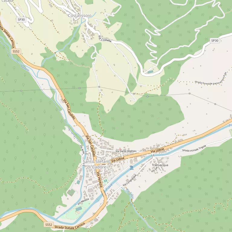 Mappa SANTO STEFANO DI CADORE
