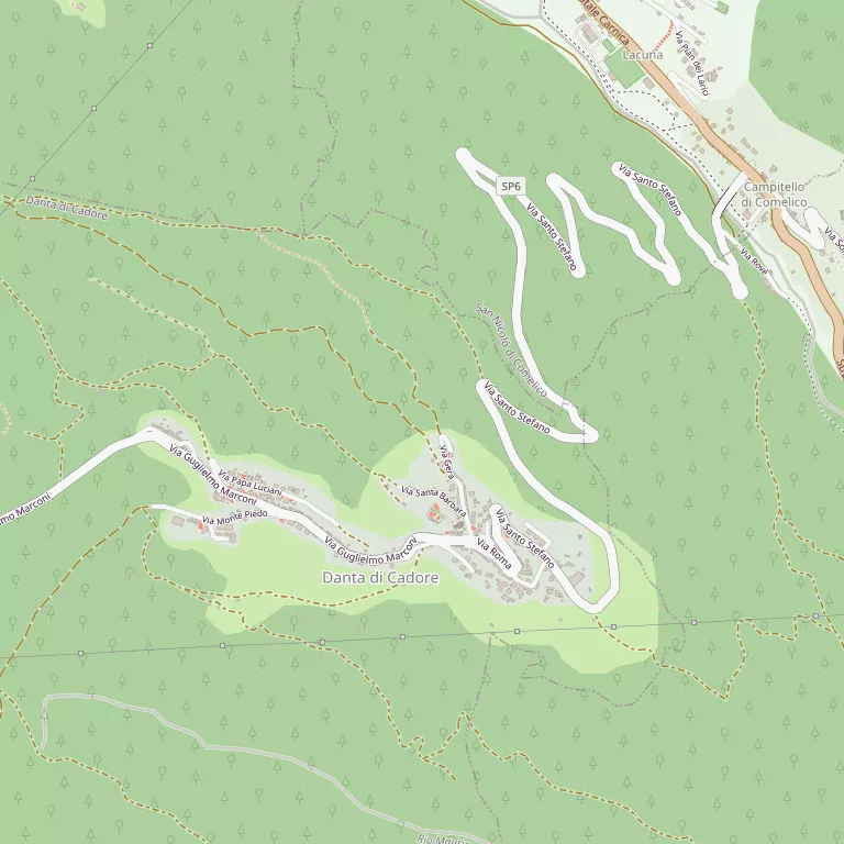 Mappa DANTA DI CADORE