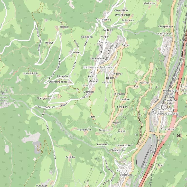 Mappa BARBIANO