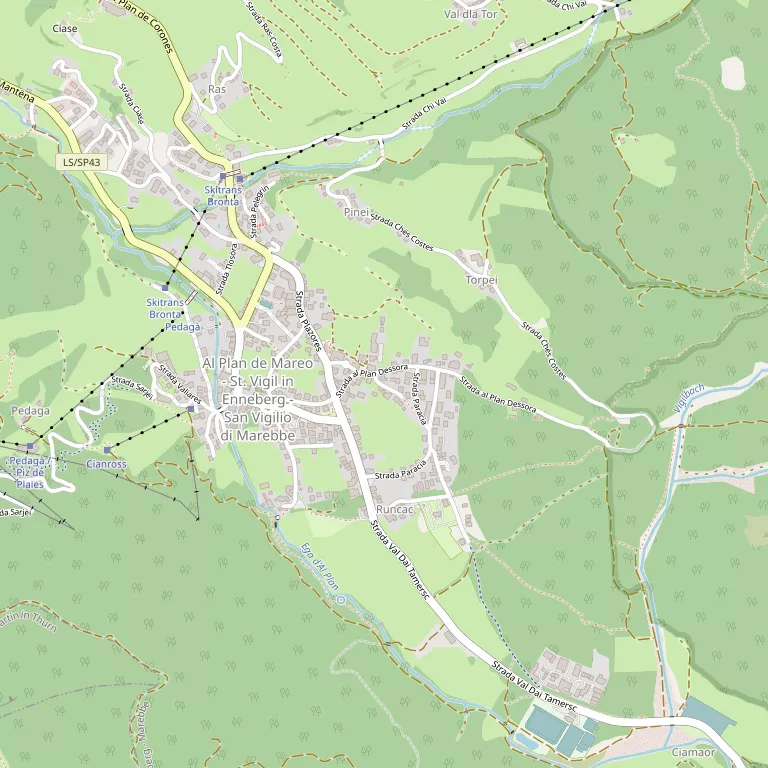 Mappa MAREBBE