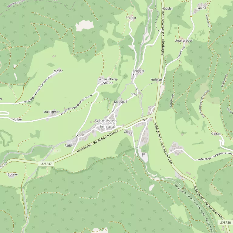 Mappa BRAIES