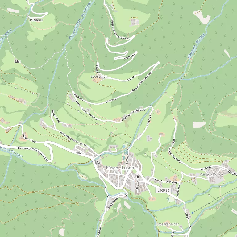 Mappa LUSON