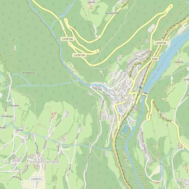 Mappa RIO DI PUSTERIA