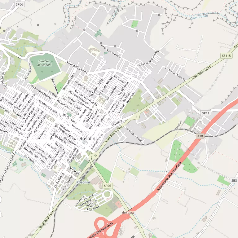 Mappa ROSOLINI