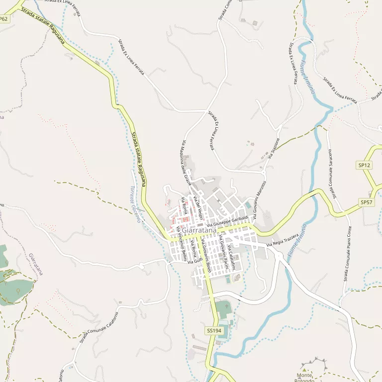 Mappa GIARRATANA