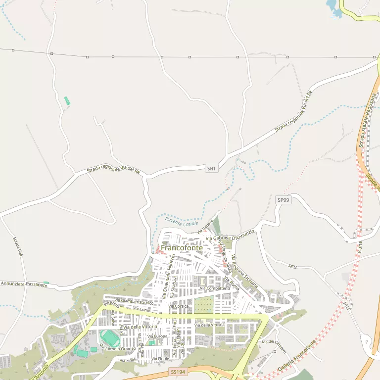 Mappa FRANCOFONTE