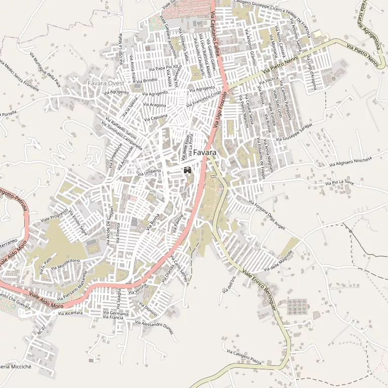 Mappa FAVARA