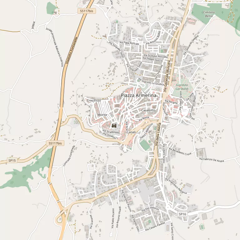 Mappa PIAZZA ARMERINA