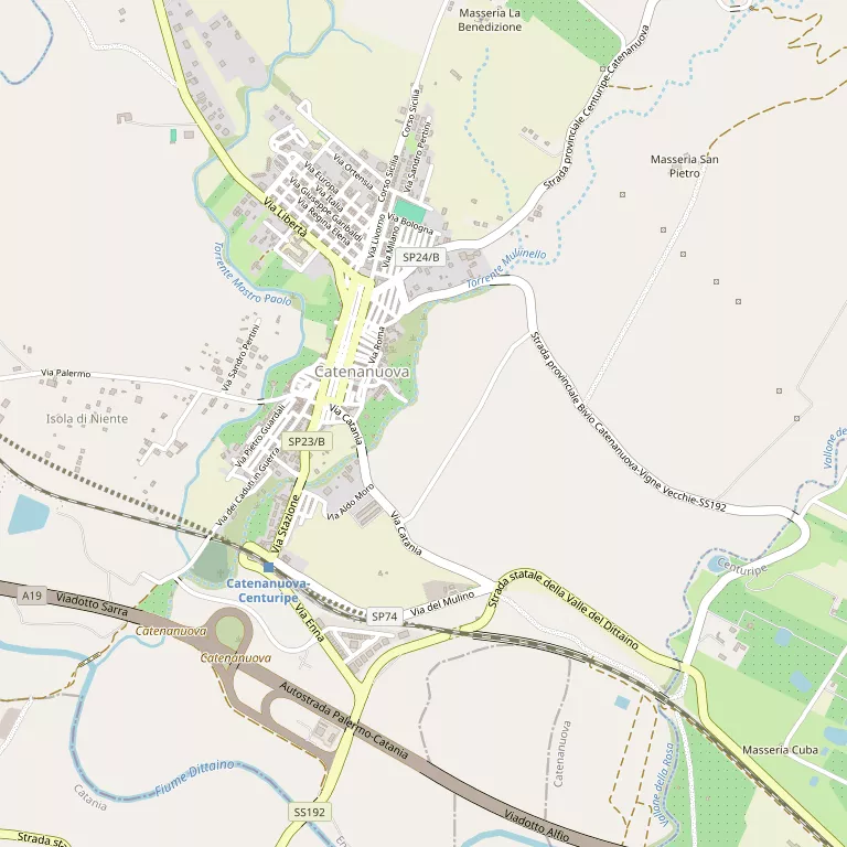 Mappa CATENANUOVA
